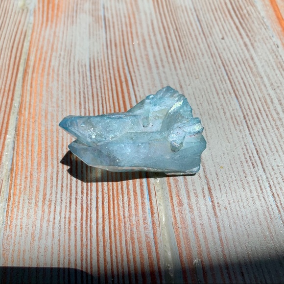 Healing Crystal - Aqua Aura Quartz Cluster - Picture 7 of 13